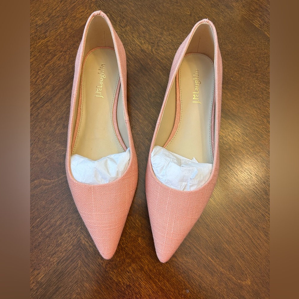 J. McLaughlin Women's Gale Pink flats - Picture 2 of 16